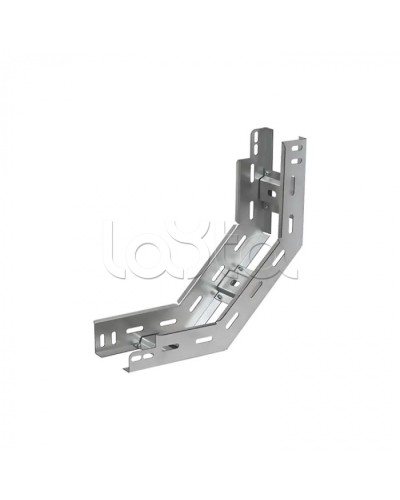 Угол вертикальный внутренний 90 градусов лестничный 400х150 (1,2 мм) Промрукав (PR08.5343) в Пятигорске Аксессуары для лотков Pintop.ru