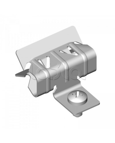 Зажим балочный 15-20 мм с отгибом и винтом М6х9 Промрукав (PR08.5848) в Пятигорске Аксессуары для лотков Pintop.ru