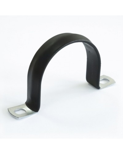 Скоба металлическая двухлапковая с полимерным покрытием СМД-П d48-50 мм (50 шт/уп) Промрукав (PR08.6021) в Пятигорске Держатели, клипсы, скобы Pintop.ru