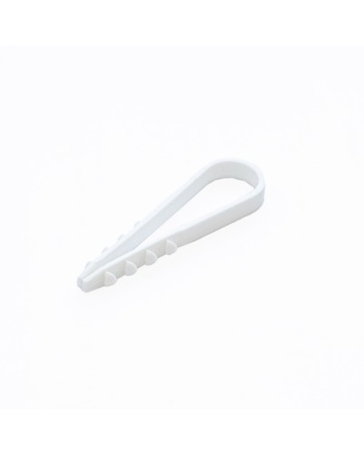 Дюбель-хомут для круглого кабеля d19-25 мм белый (100шт) Промрукав (PR08.6947) в Пятигорске Крепеж: Дюбели, шурупы, саморезы Pintop.ru