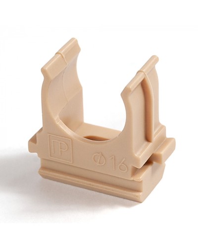 Крепёж-клипса для труб АБС-пластик сосна д16 (100шт/2000шт уп/кор) Промрукав (PR13.0048) в Пятигорске Держатели, клипсы, скобы Pintop.ru