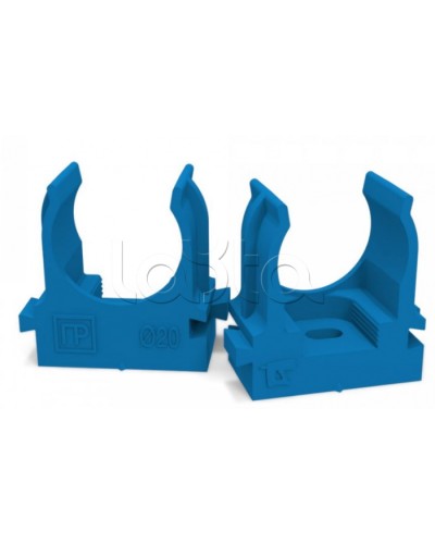Крепеж-клипса для труб для монтажного пистолета синяя д20 (100шт/900шт уп/кор) Промрукав (PR13.0144) в Пятигорске Держатели, клипсы, скобы Pintop.ru