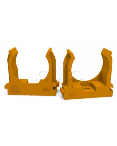 Крепеж-клипса для труб для монтажного пистолета оранжевая д32 (25шт/500шт уп/кор) Промрукав (PR13.0154) в Пятигорске Держатели, клипсы, скобы Pintop.ru