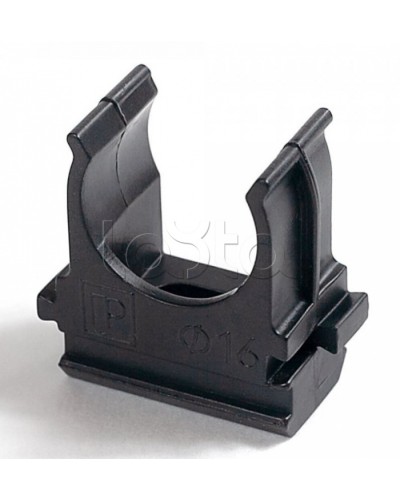 Крепёж-клипса для труб Полистирол черная д25 в малой упаковке (10шт/500шт уп/кор) Промрукав (PR13.0211) в Пятигорске Держатели, клипсы, скобы Pintop.ru