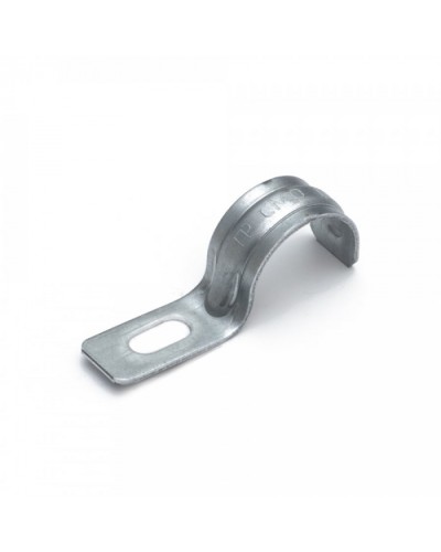Скоба металлическая однолапковая усиленная противопожарная СМОУ d19-20 мм (100 шт/уп) Промрукав (PR13.02401) в Пятигорске Держатели, клипсы, скобы Pintop.ru