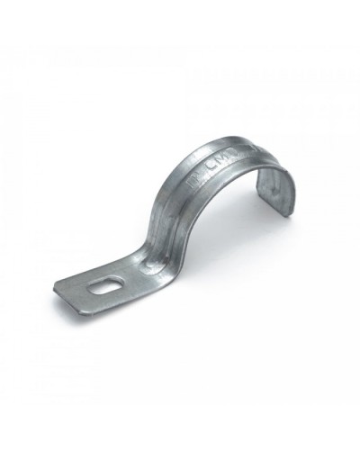 Скоба метал. однолапковая усиленная противопожарная СМОУ d31-32 мм (50шт/600шт уп/кор) Промрукав (PR13.02404) в Пятигорске Держатели, клипсы, скобы Pintop.ru