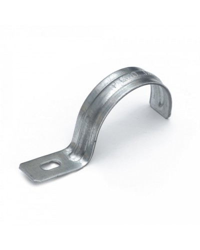 Скоба металлическая однолапковая усиленная противопожарная СМОУ d38-40 мм (50 шт/уп) Промрукав (PR13.02405) в Пятигорске Держатели, клипсы, скобы Pintop.ru