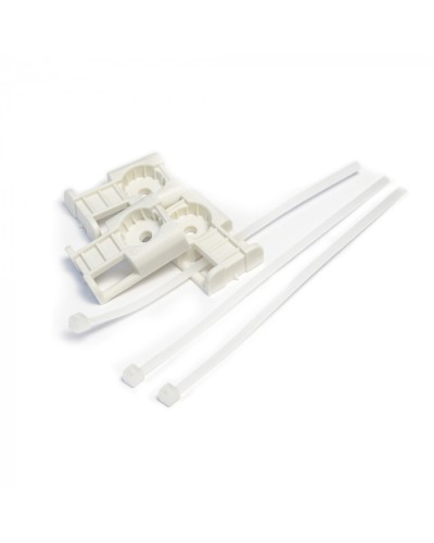 Комплекты крепления площадка для прямого монтажа белая со стяжкой 2,5х100 мм (100 шт) Промрукав (PR13.02512) в Пятигорске Аксессуары для кабель-канала Pintop.ru