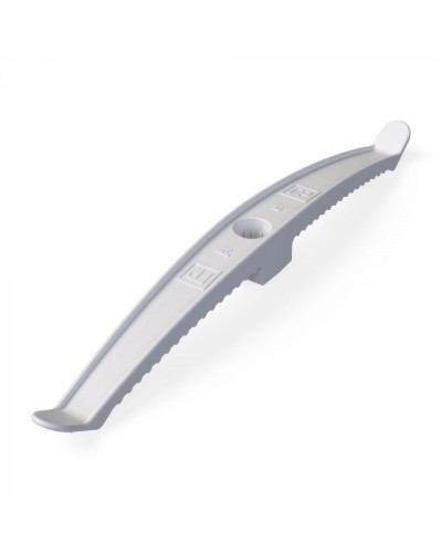 Держатель кабеля двусторонний для прямого монтажа в гофроящике белый (100 шт/кор) Промрукав (PR13.0486) в Пятигорске Аксессуары для кабель-канала Pintop.ru