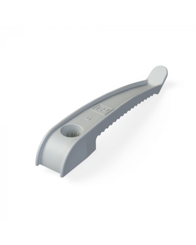 Держатель кабеля односторонний для прямого монтажа в гофроящике серый (200 шт/кор) Промрукав (PR13.0490) в Пятигорске Аксессуары для кабель-канала Pintop.ru