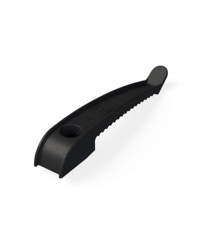 Держатель кабеля односторонний для прямого монтажа в гофроящике черный (200 шт/кор) Промрукав (PR13.0491) в Пятигорске Аксессуары для кабель-канала Pintop.ru