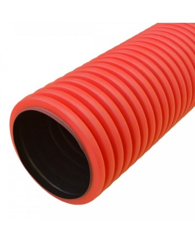Труба гофрированная двустенная ПНД жесткая тип 450 (SN9) красная д125 5,7м (34,2м/уп) Промрукав (PR15.0121) в Пятигорске Труба гофрированная Pintop.ru