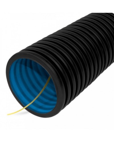 Труба гофрированная двустенная ПНД гибкая тип 450 (SN9) с/з черная д125 (50м/уп) Промрукав (PR15.0145) в Пятигорске Труба гофрированная Pintop.ru