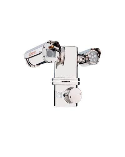 Взрывозащищенный термокожух на поворотной платформе для IP видеокамеры с ИК подсветкой. Напряжение питания: 24 VDC/VAC в Пятигорске Системы видеонаблюдения Pintop.ru