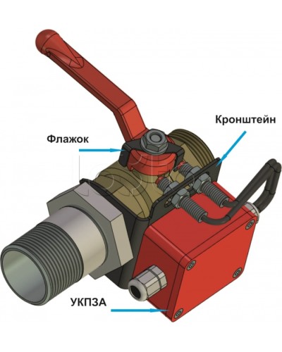 Кронштейн КШ-40-46-И (для УКПЗА v1, v2) Спецавтоматика в Пятигорске Дополнительное оборудование пожаротушения Pintop.ru
