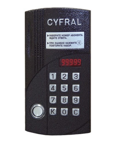 Блок вызова аудиодомофона на 20 абонентов Цифрал CCD-20/TC в Пятигорске Блоки вызова многоабонентные Pintop.ru