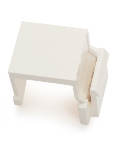 Вставка-заглушка формата Keystone Jack, белая Hyperline (KJ1-BL-WH) в Пятигорске Патч-корды и пигтейлы Pintop.ru