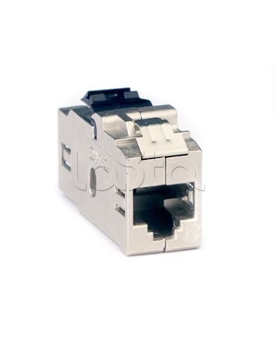 Модуль Keystone RJ45 CAT6 проходной экранированный, серебристый DKC RNK6FESL в Пятигорске Модули Keystone Pintop.ru