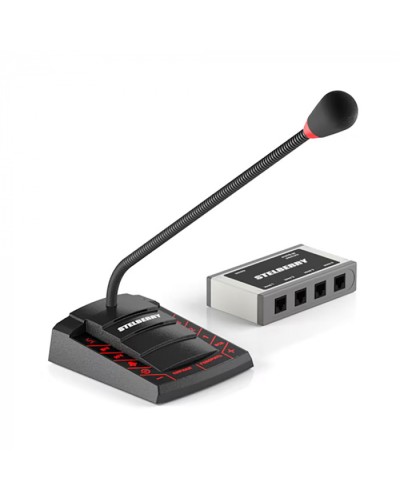 Пульт громкого оповещения STELBERRY F-741 в Пятигорске Микрофонные консоли и микрофоны Pintop.ru