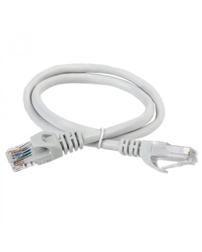 ITK Коммутационный шнур (патч-корд) кат.5Е UTP 1м серый (PC01-C5EU-1M) в Пятигорске Патчкорды (медные) Pintop.ru
