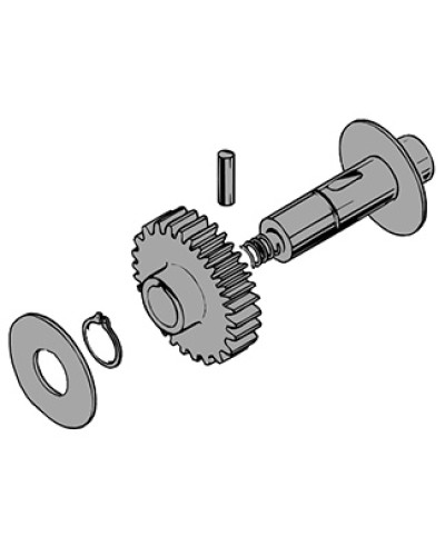 Вал в сборе C100 Came 119RIC011 в Пятигорске Запчасти для шлагбаумов и автоматики Pintop.ru