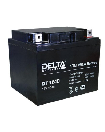 Аккумулятор свинцово-кислотный Delta DT 1240 в Пятигорске Электротехническое оборудование Pintop.ru