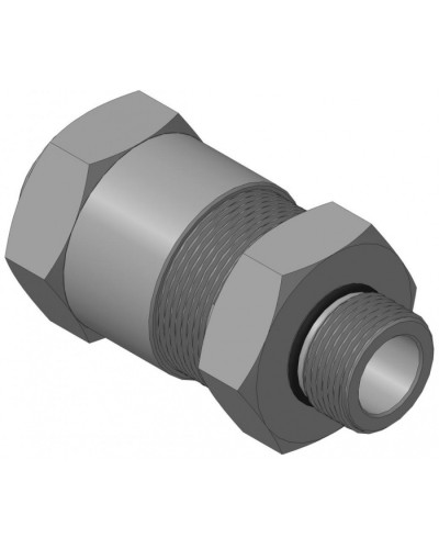 Кабельный ввод с резьбой G3/4 мм для прокладки кабеля в металлорукаве РЗ-ЦП-25, с уплотнением кабеля и проходным диаметром кабеля d=12-16 мм Спектрон КВМ-25/16-М-G3/4 в Пятигорске Аксессуары для кабель-канала Pintop.ru