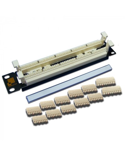 50-парный 110 кросс 10 1U, блоки в комплекте LANMASTER (LAN-RS110-50FT/10) в Пятигорске Патч-панели Pintop.ru