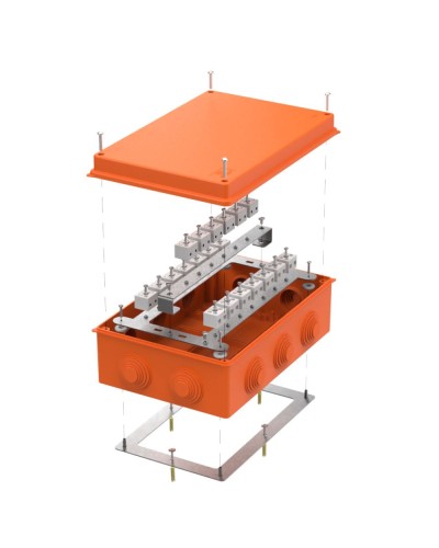 Коробка огнест. для о/п 40-0320-FR6.0-40 Е15-Е120 RAL2004 200х150х75 (5 шт/кор) Промрукав (40-0320-FR6.0-40) в Пятигорске Распределительные коробки Pintop.ru