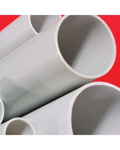Труба глад. жесткая атмосферостойкая ПВХ 32 мм 3 м тяжёлая серый 30 м DKC 63532UF в Пятигорске Гладкая труба Pintop.ru