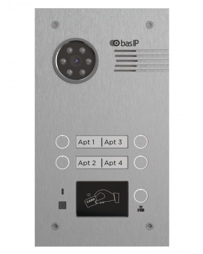 Вызывная панель BAS-IP BA-04MD SILVER в Пятигорске Вызывные IP панели Pintop.ru