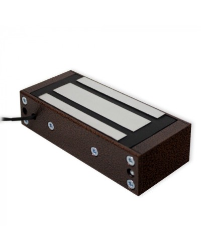 Замок электромагнитный Олевс М1-150 с планкой медный антик в Пятигорске Электромагнитные замки Pintop.ru