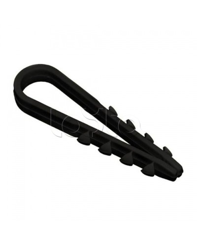 Дюбель-хомут 11-18 черный (100шт/уп) PROCONNECT 07-4522 в Пятигорске Стяжки-хомуты Pintop.ru