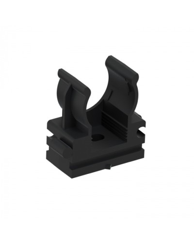 CFQ16 Держатель (клипса) для труб, для монтажного пистолета D16мм, цвет чёрный (10шт) Экопласт (41516-10BL) в Пятигорске Держатели, клипсы, скобы Pintop.ru