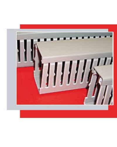 Короб перфорированный 100х80 мм (серый) Экопласт СР-Е194 в Пятигорске Кабель-канал Pintop.ru