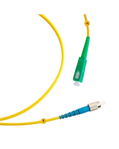 Шнур оптический simplex SC/APC-FC/UPC 9/125 sm 1,5м LSZH Cabeus FOP(s)-9-SC/APC-FC/UPC-1,5m в Пятигорске Патч-корды оптические Pintop.ru