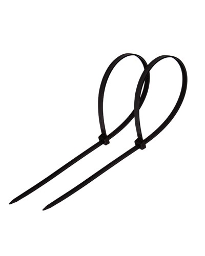 Хомут-стяжка нейлоновый 4х250 мм чёрный (100шт/уп) REXANT 07-0251 в Пятигорске Стяжки-хомуты Pintop.ru