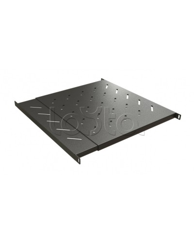 Полка c 19 креплением Hyperline (TSD3L-0.5U-405/700-RAL9005) в Пятигорске Полки для шкафов и стоек Pintop.ru