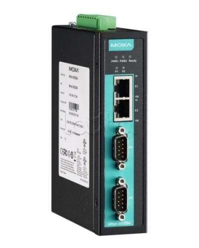 Сервер 2-портовый RS-232/422/485 в Ethernet Moxa NPort IA-5250A-T в Пятигорске Дополнительное оборудование для ОПС Pintop.ru