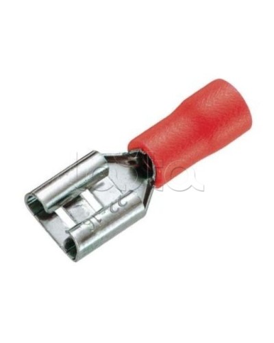 Клемма плоская изолированная 0.5-1.5 мм² (КПИ гнездо - 5.6мм) (100шт/уп) REXANT 08-0412 в Пятигорске Клеммные колодки Pintop.ru