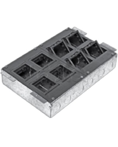 Люк в пол на 8 модулей с суппортом и коробкой Экопласт 70083 в Пятигорске Системы лючков и колонн Pintop.ru