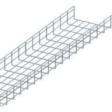 Лоток проволочный 100х150мм, Ф3.8мм, оцинкованный (3 м) LANMASTER LAN-MT100x150-3.8EZ