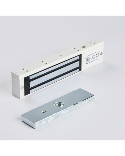 R-Lock RL-EM180-00W - Электромагнитный замкок, 180кг, DC12/24B, цвет белый, RAL9016(белый) в Пятигорске Электромагнитные замки Pintop.ru