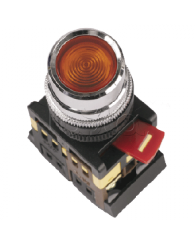 Кнопка ABLF-22 красный d22мм неон/240В 1з+1р IEK BBT10-ABLF-K04 в Пятигорске Кнопки выхода Pintop.ru