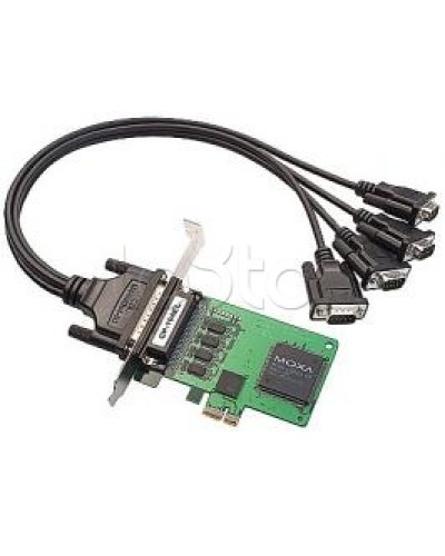 Плата 4-портовая RS-232 для шины PCI Express Moxa CP-104EL-A-DB9M в Пятигорске Сетевые карты Pintop.ru