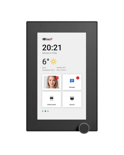 IP-видеодомофон BAS-IP AZ-07L BLACK в Пятигорске Абонентские IP устройства Pintop.ru